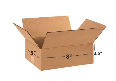 High Quality Corrugated Box 8x5x3.5 Inch