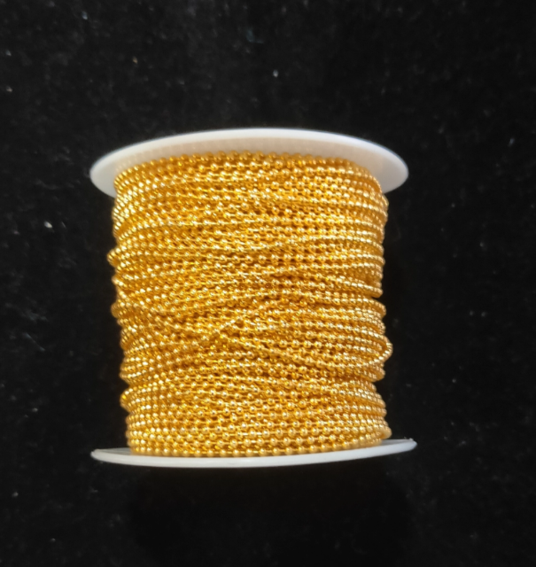 1.5mm Golden Ball Chain