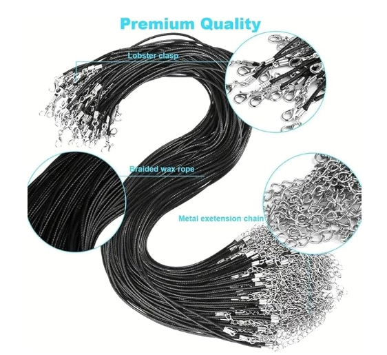 High Quality Waxed Necklace Cord For Jewellery Making 1pc