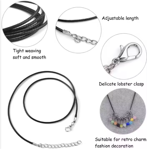 High Quality Waxed Necklace Cord For Jewellery Making 1pc