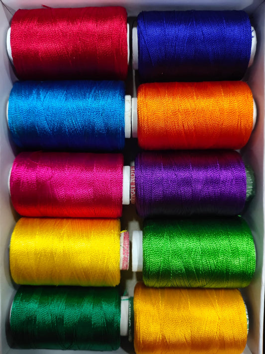 Multicolour Silk Thread