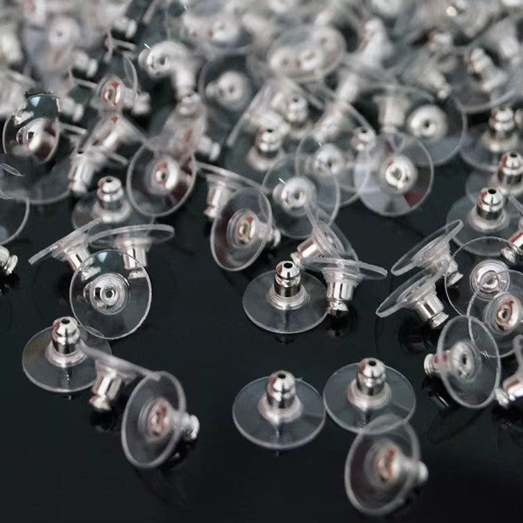 High Quality Silver Bullet Clutch Earring Back