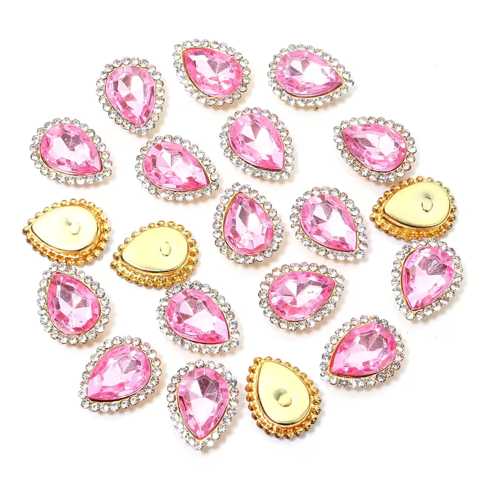Pink 10x14 Drop Side Ring