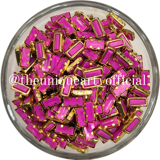 Dark Pink / Rani 3x7 Rectangle