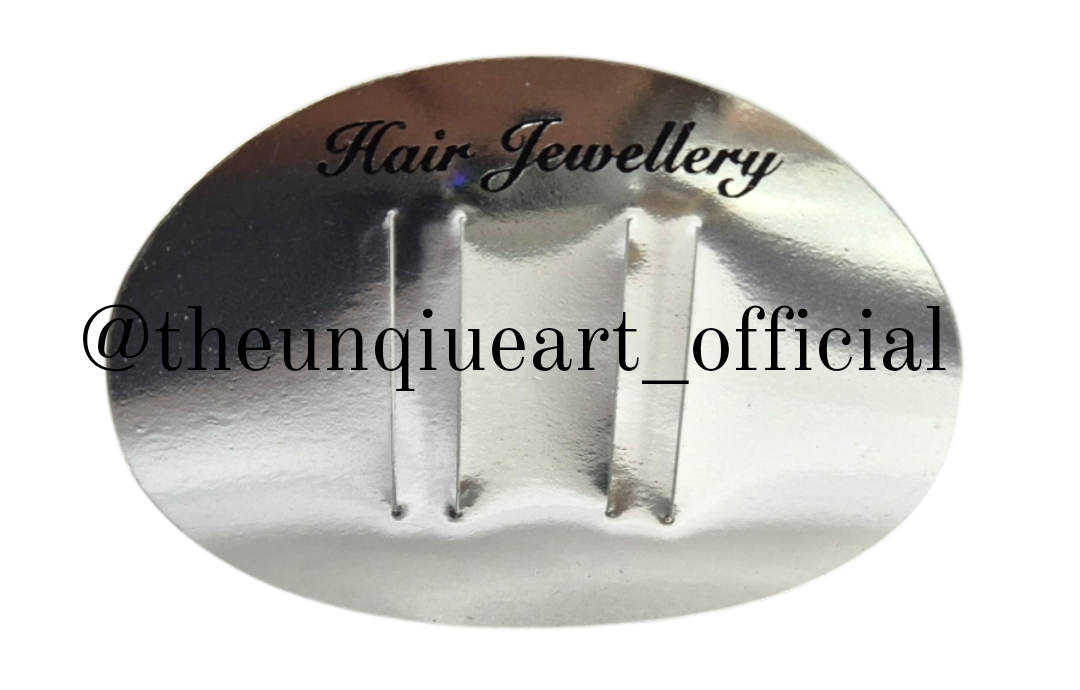 Silver Oval Card