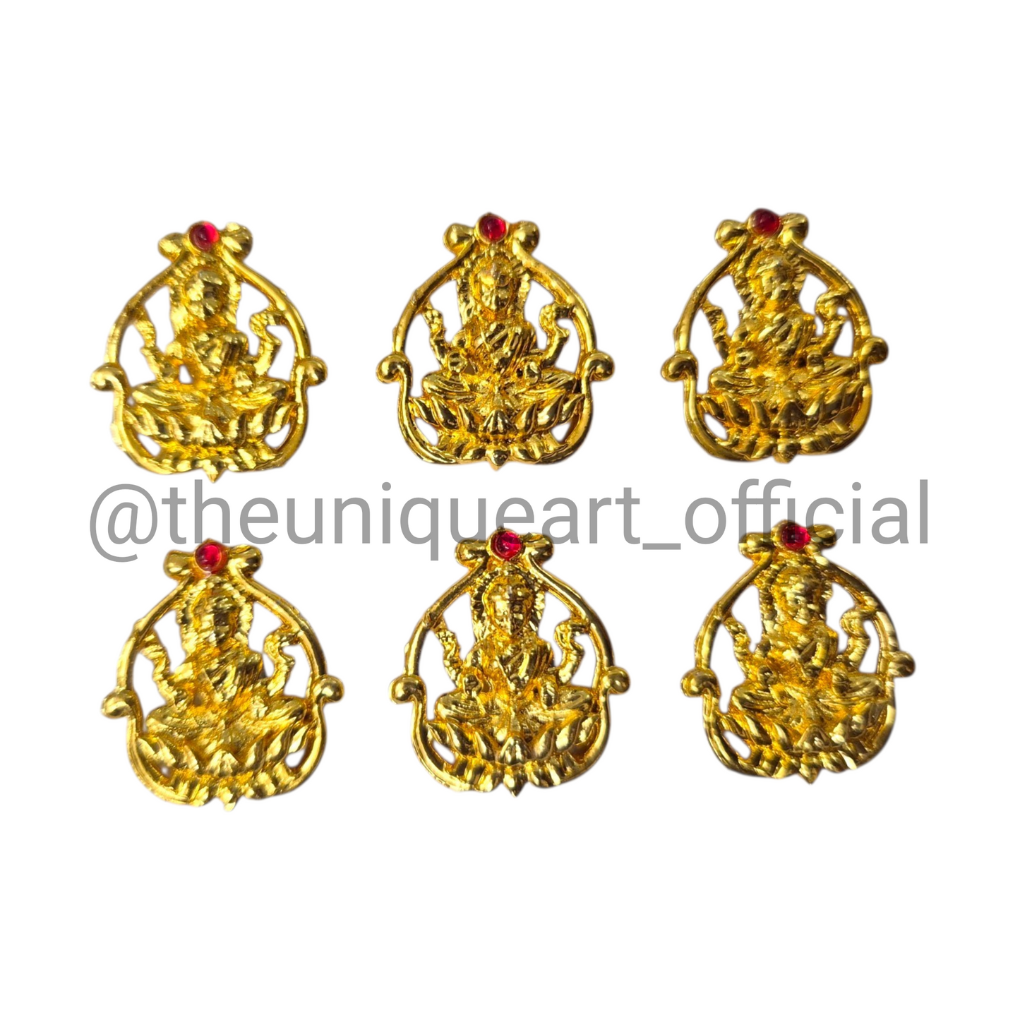 Gold Lakshmi Flat 2cm