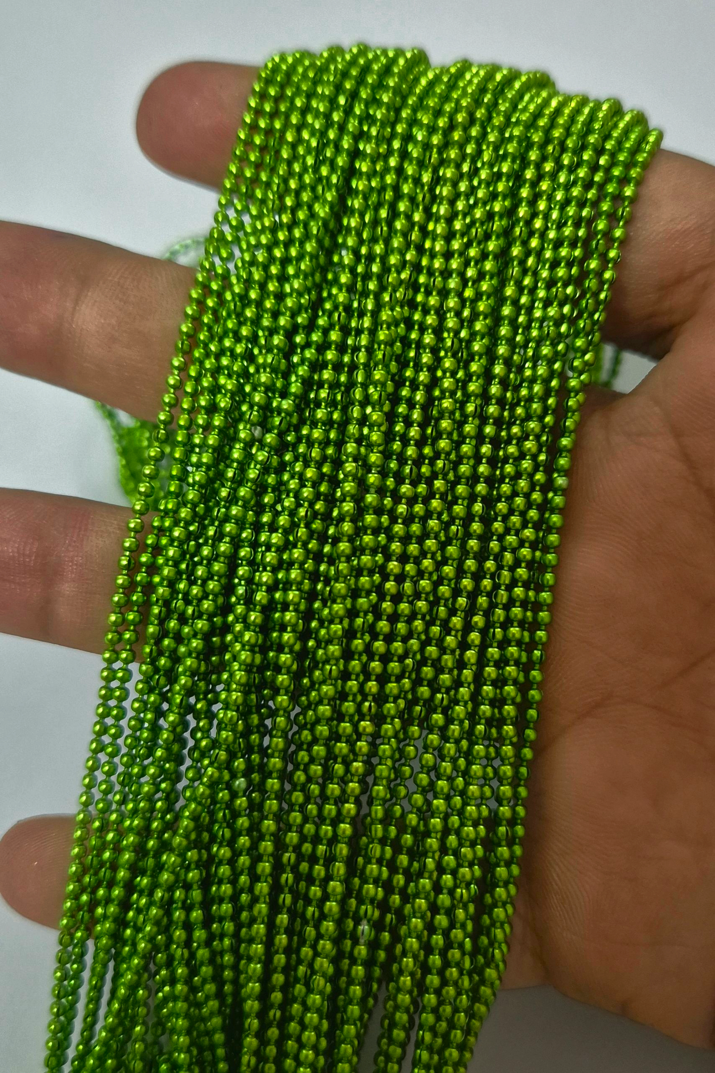 1.5mm Light Green Ball Chain
