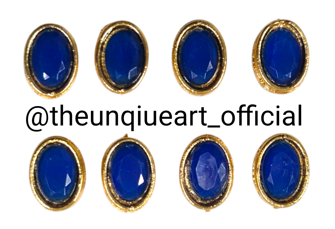 Oval Ruby Blue