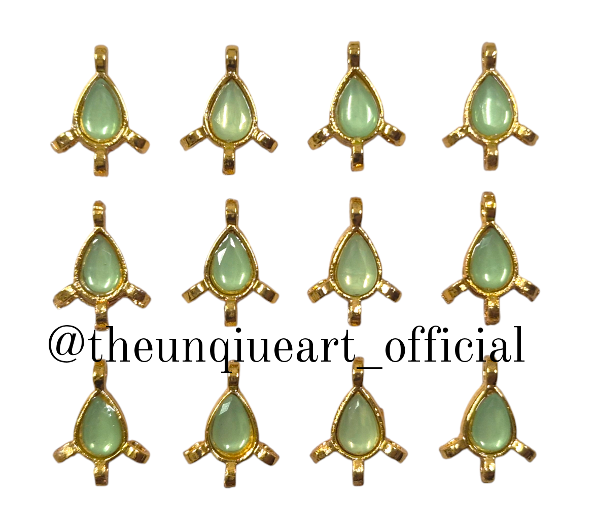 Drop Four Kadi Pastel Green