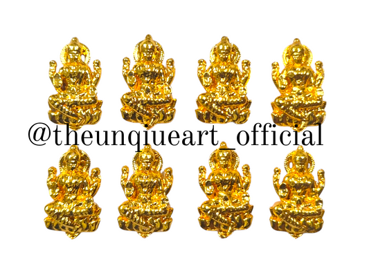 Flat Base 15mm Gold Lakshmi D3