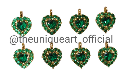 Heart Green Zircon High Quality AD Stone