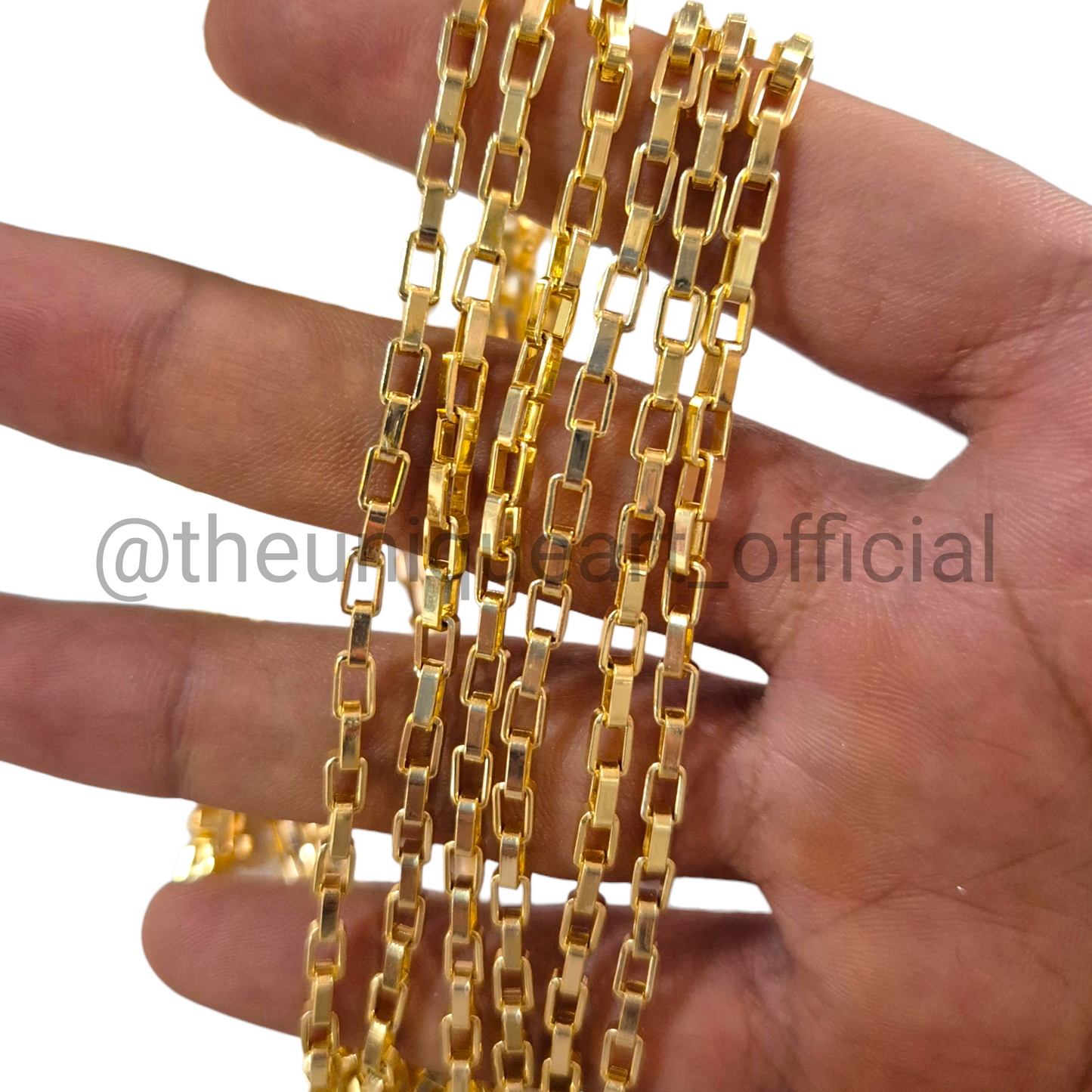 Anti Turnish D9 Lacquer Gold Chain