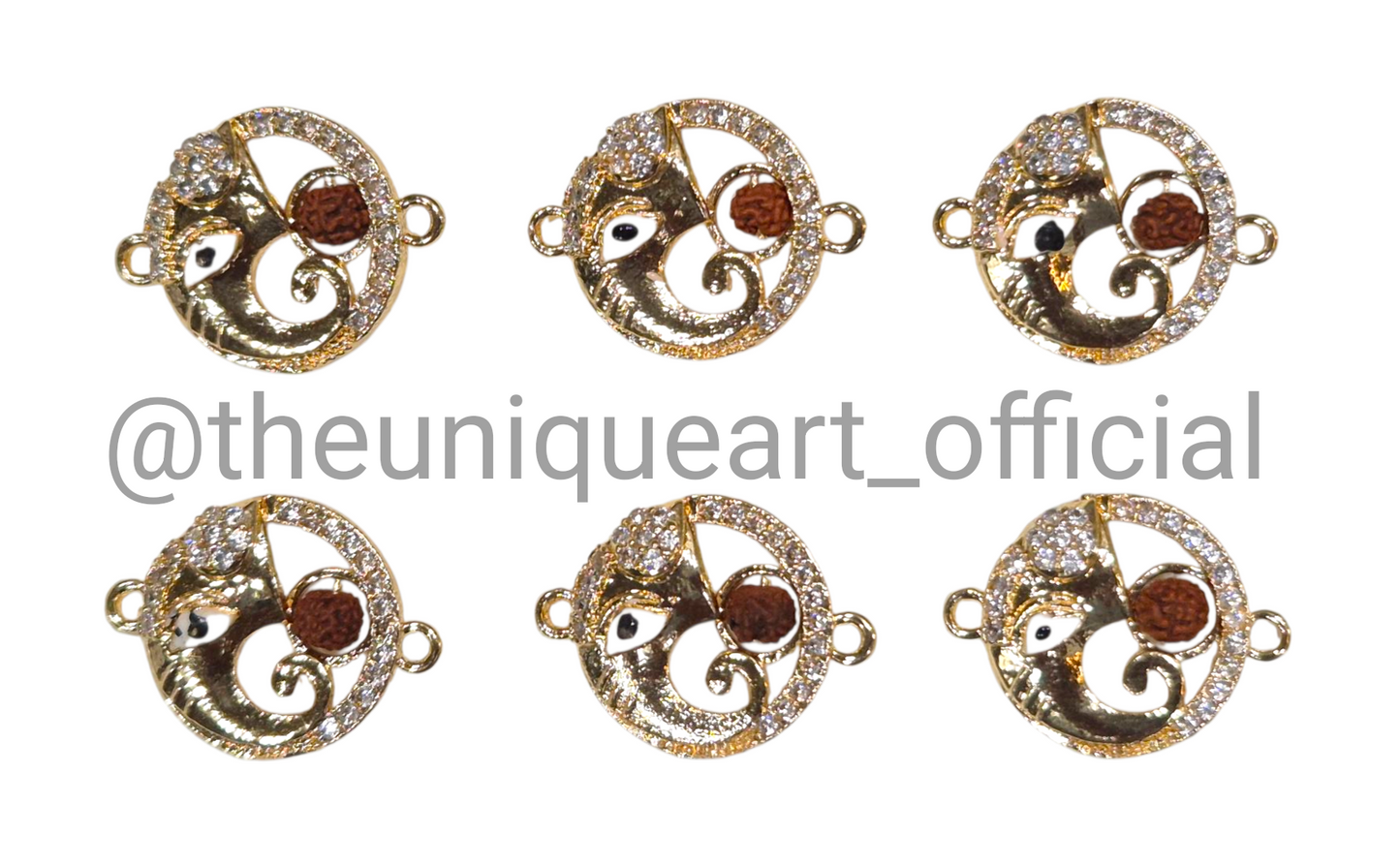 Round Ganesha AD Charms