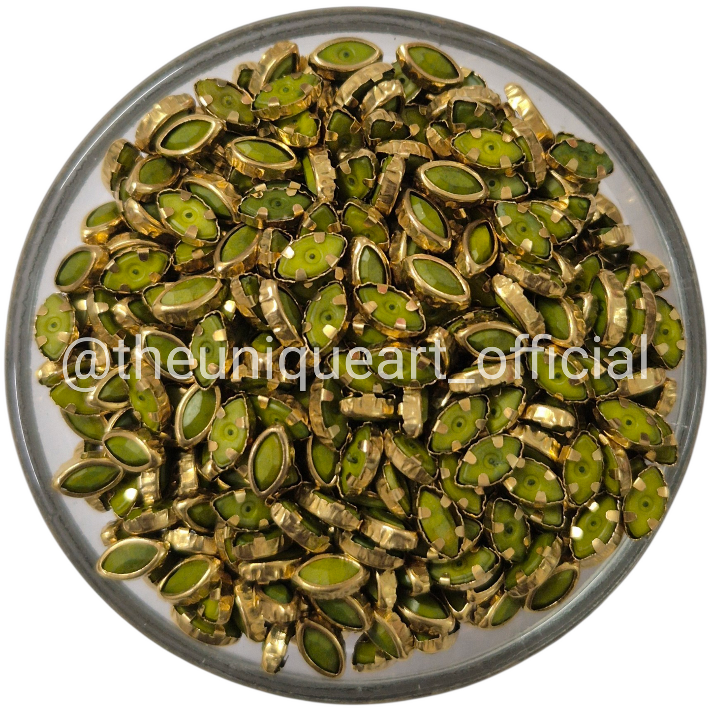 SP Olive Green Eye 3x6mm