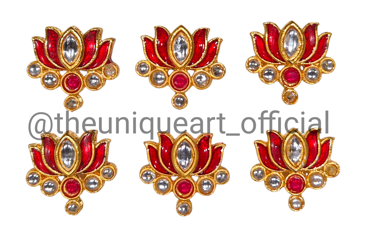 3D Lotus Red