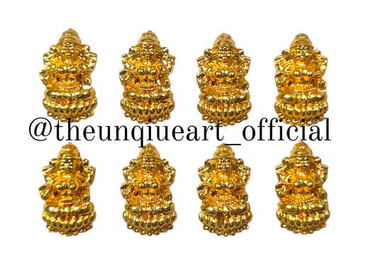 Flat Base 15mm Gold Lakshmi D1
