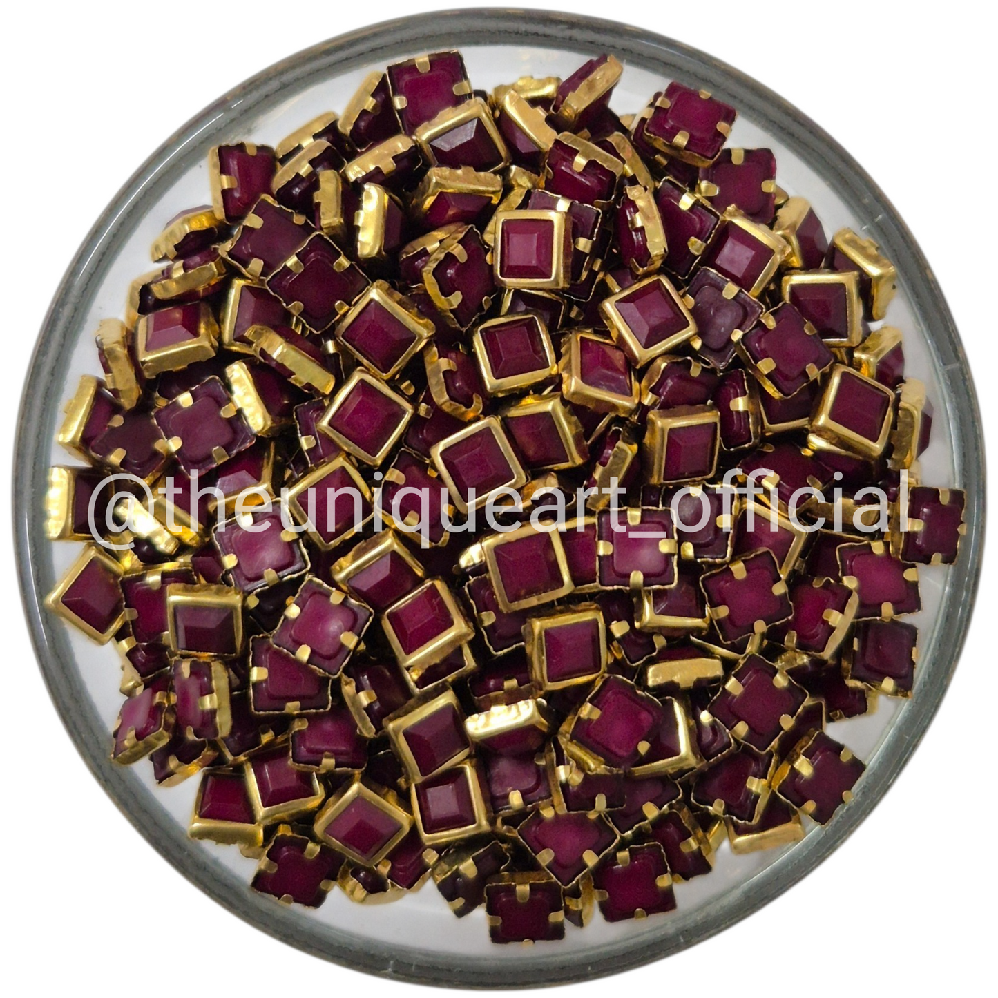 SP Maroon Square 4x4mm