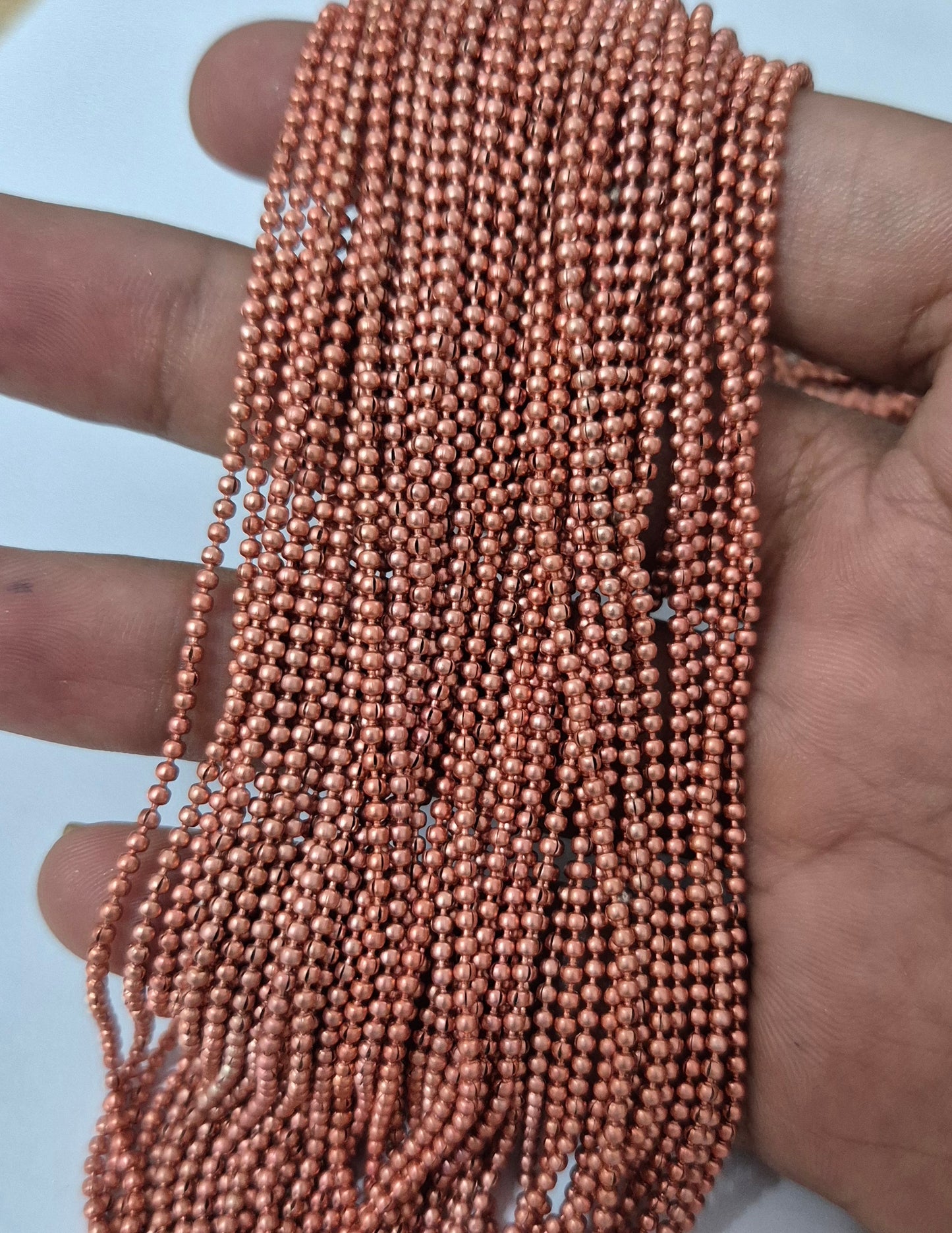 1.5mm Peach Ball Chain