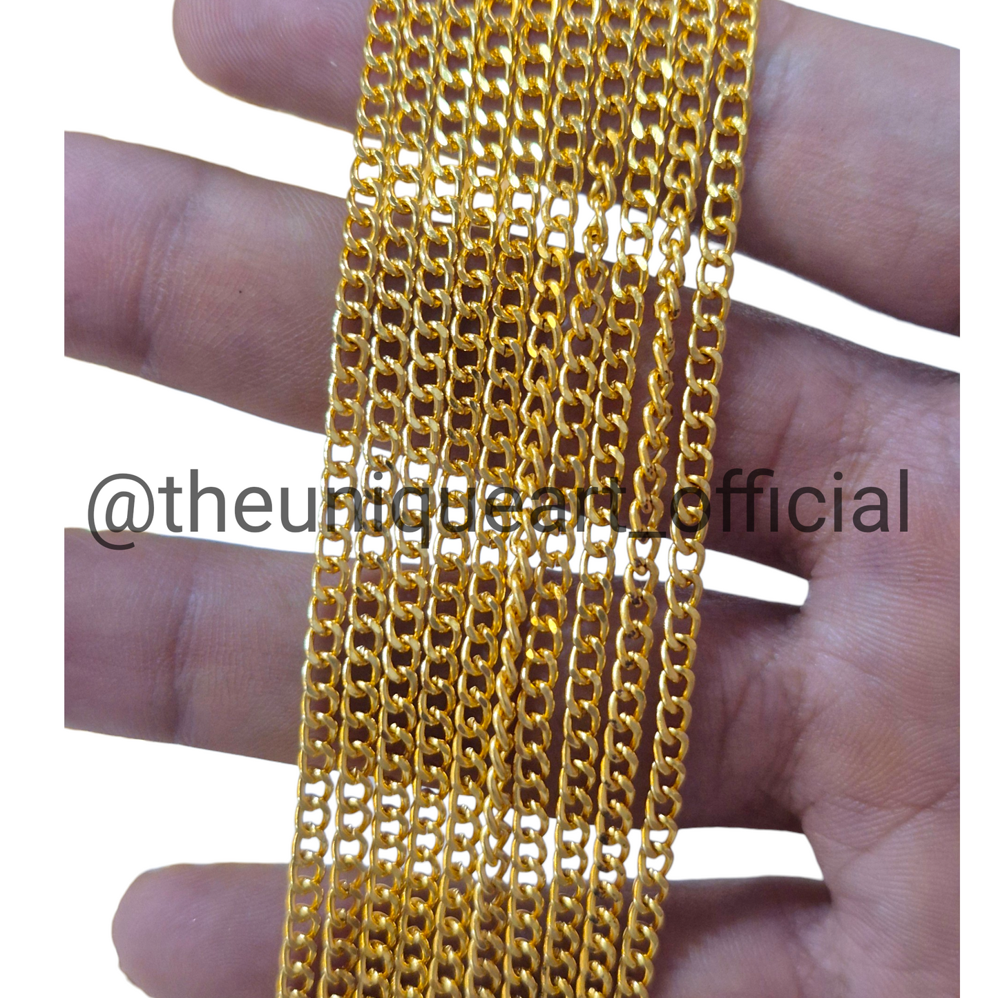 Anti Turnish D6 Chain Dark Gold