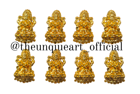 Flat Base 15mm Gold Lakshmi D2