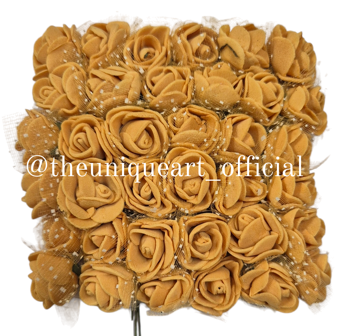 Foam Flower Beige (12pcs)