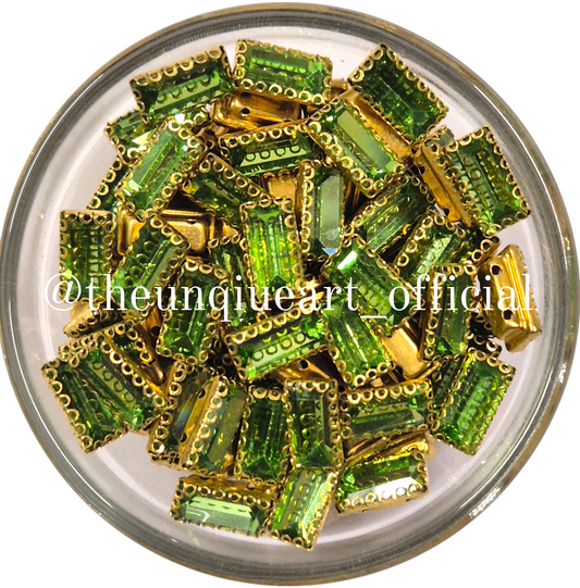Light Green 5x10 Rectangle
