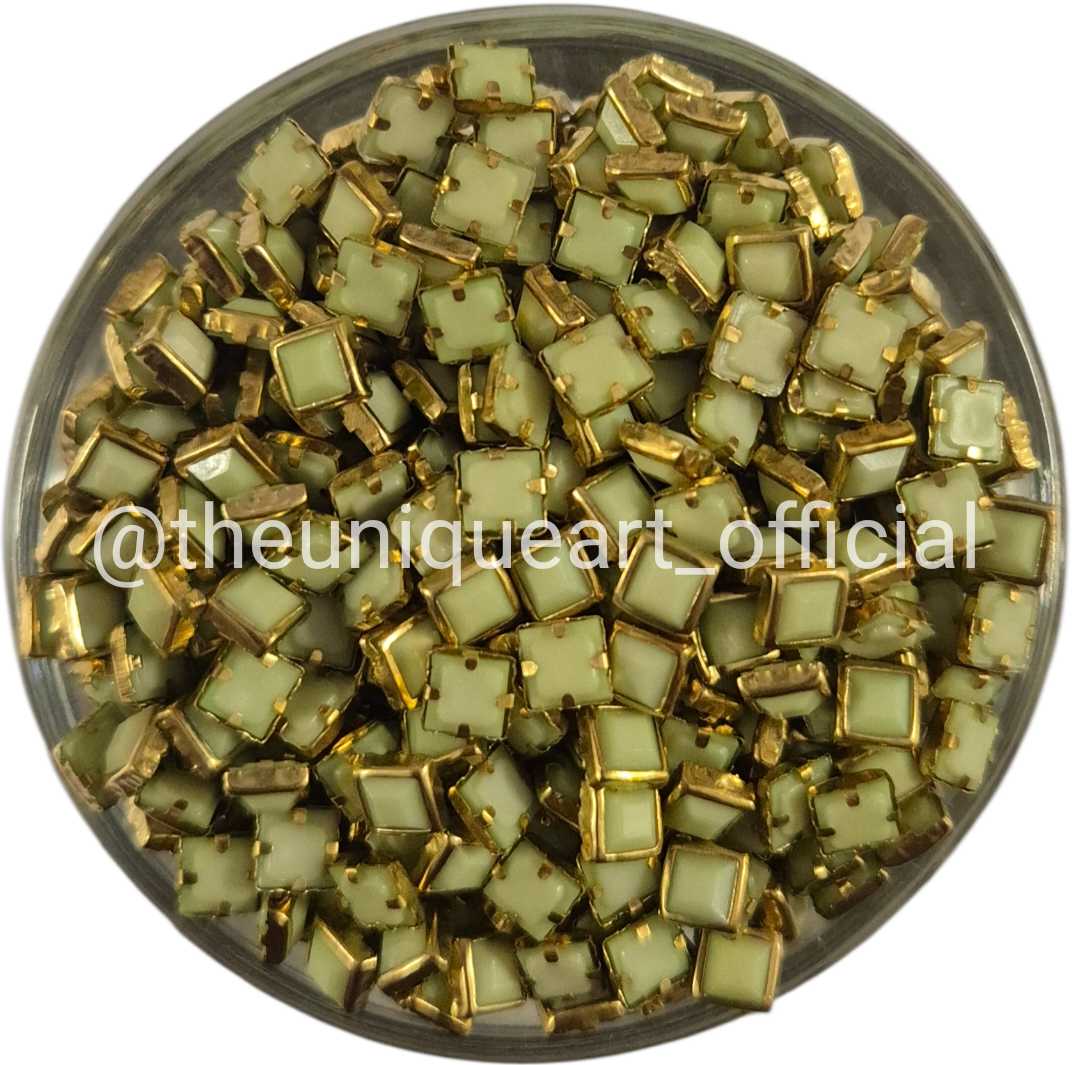 Pastel Green 4x4mm