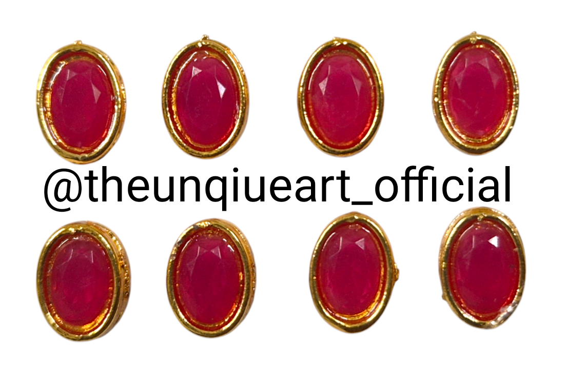 Oval Ruby Rani Pink