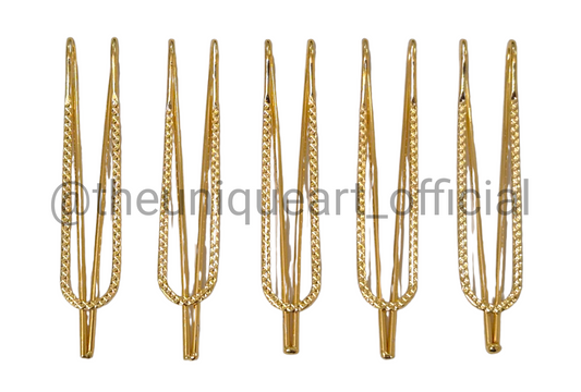 Gold Metal High Quality Saree Pin & Multipurpose