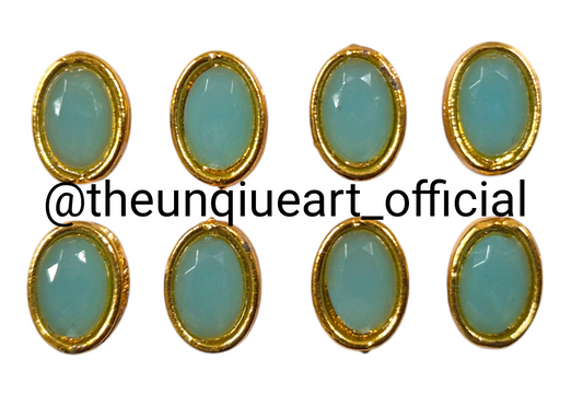 Oval Pastel Seagreen