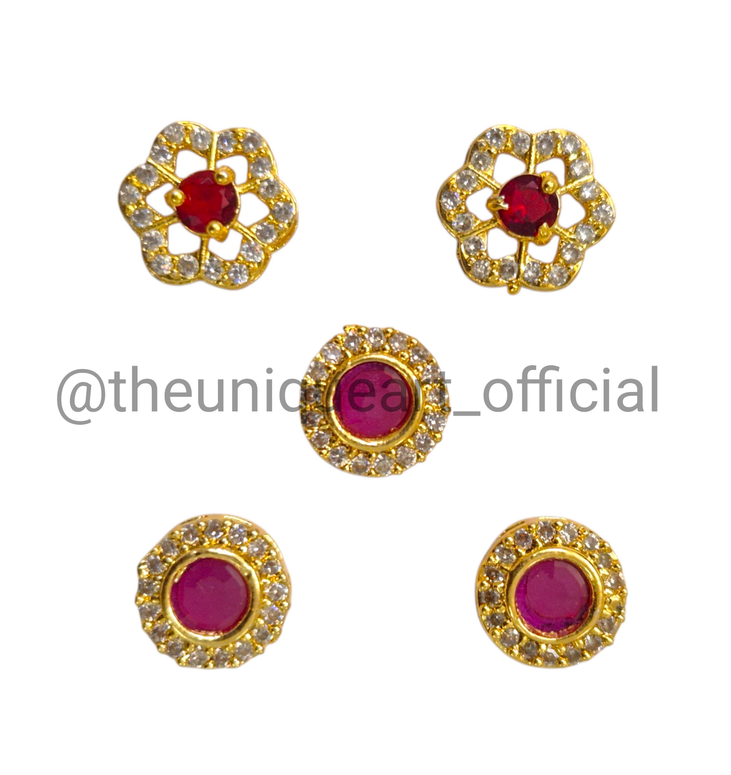 AD Round Flower Combo of 5 pcs (TP4)