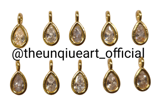 Drop Silver High Quality AD Stone