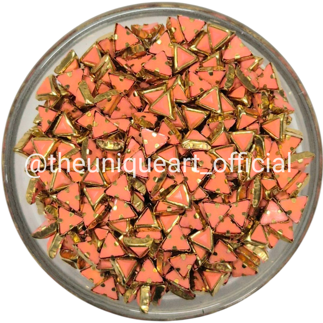 Pastel Peach 4×4×4 Triangle
