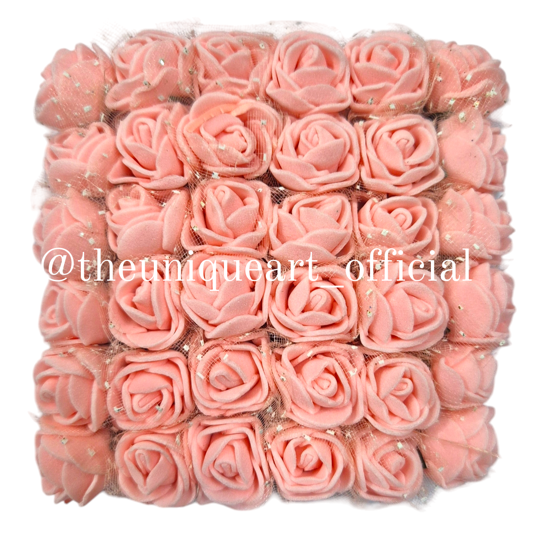 Foam Flower Peachish Pink (12pcs)