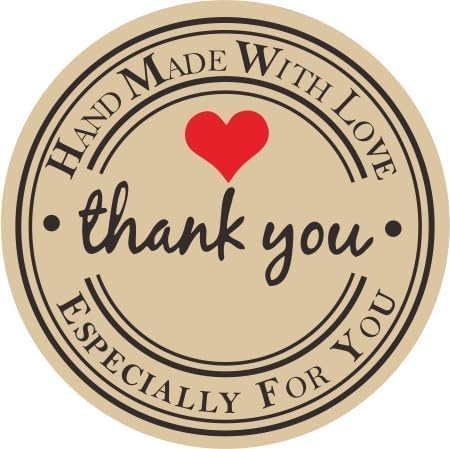 Thank You Stickers 500pcs Roll (D3)