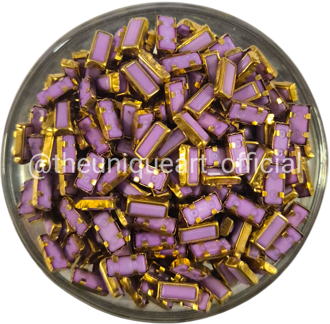 Lilac Purple 3x7 Rectangle