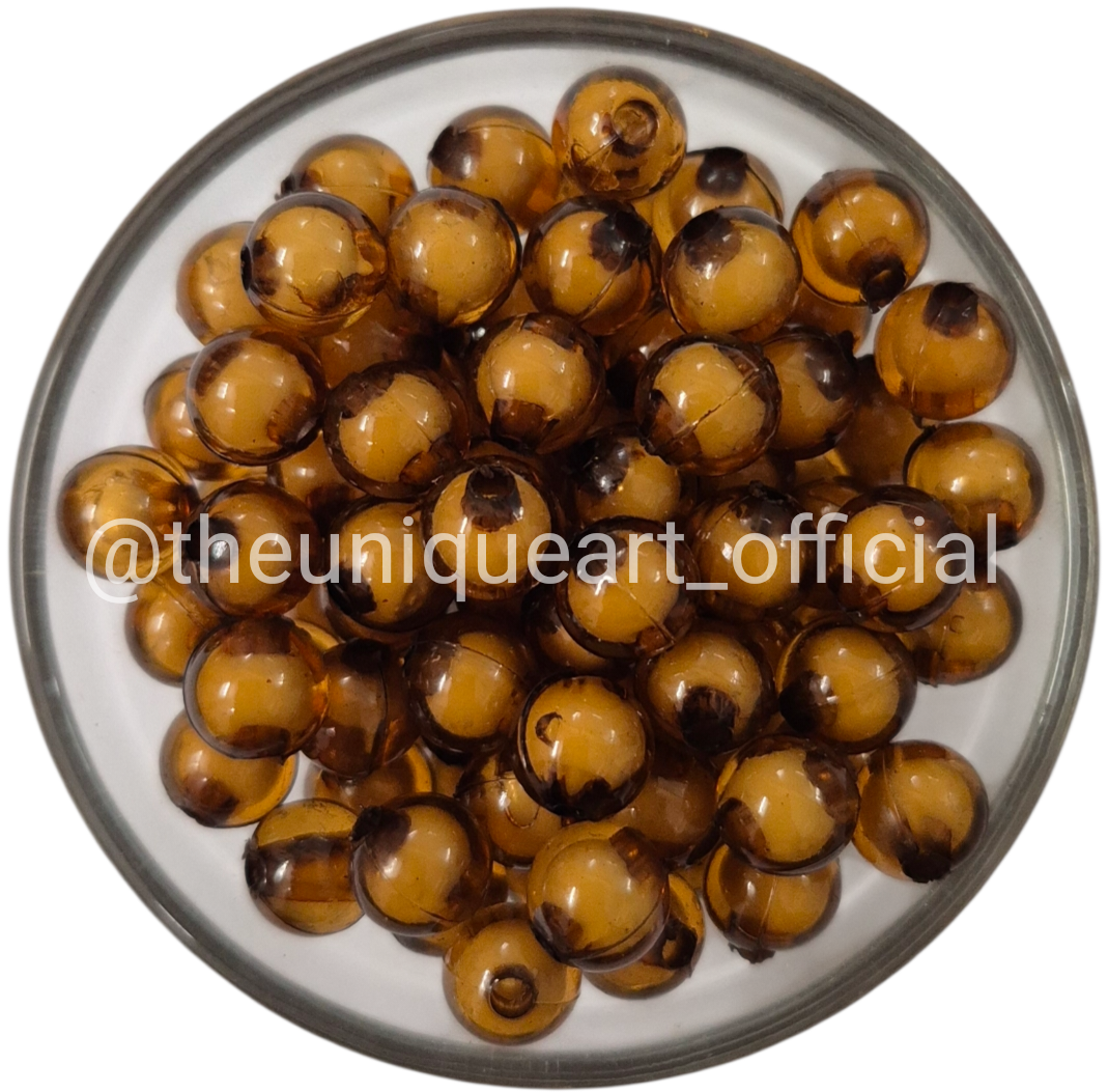 8mm Tiger Acrylic Beads for Bracelet