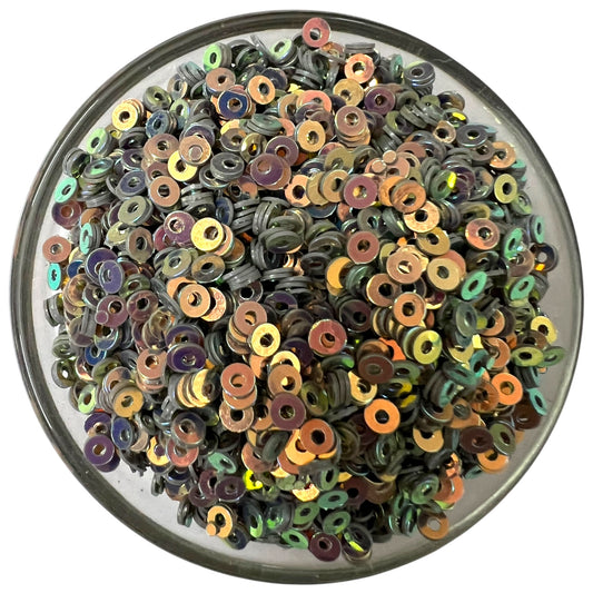 3mm Grey Rainbow Sequence