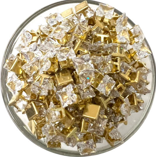 Wholesale 6x6 Square AD Clip Stones