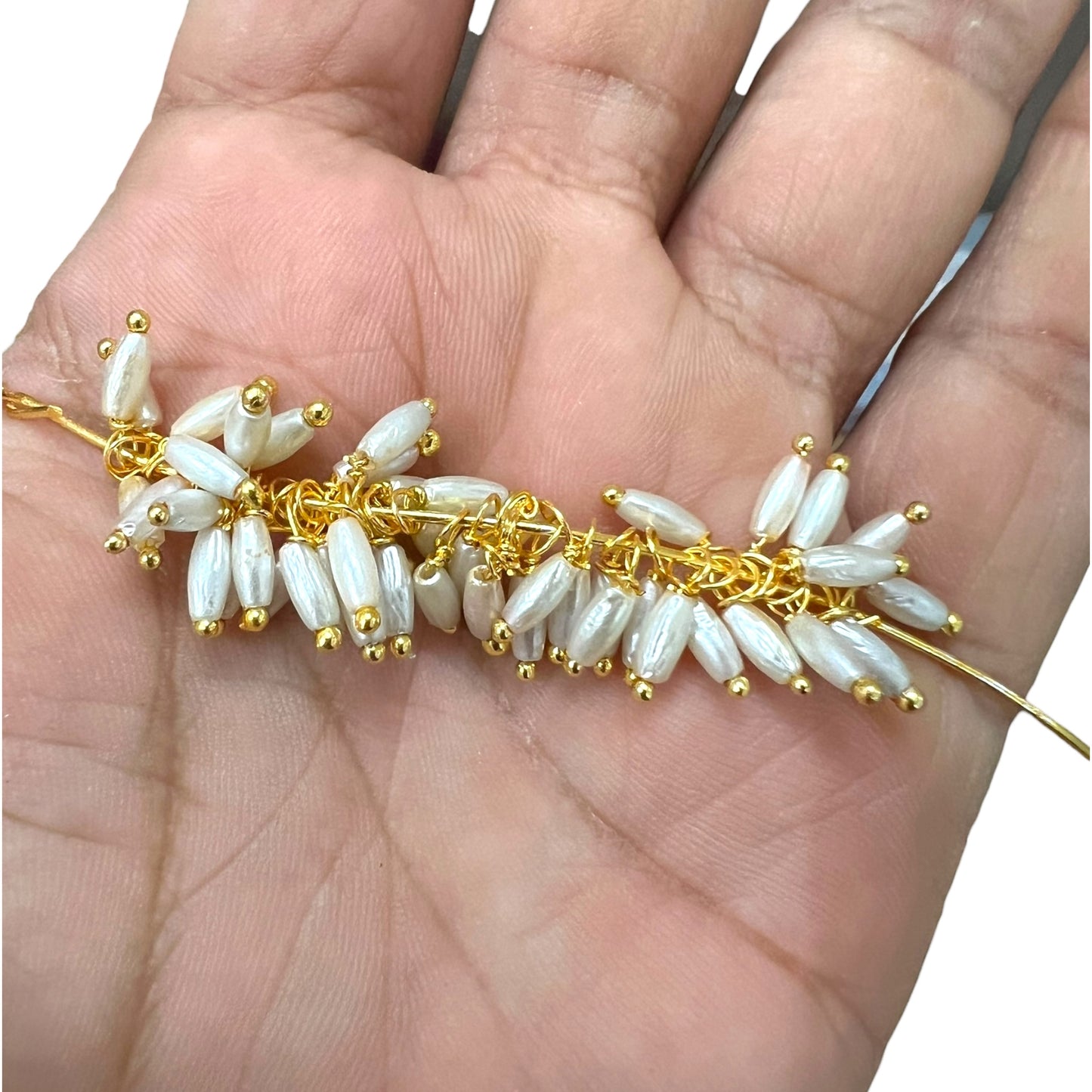 Wheat Loreal Pearl Beads