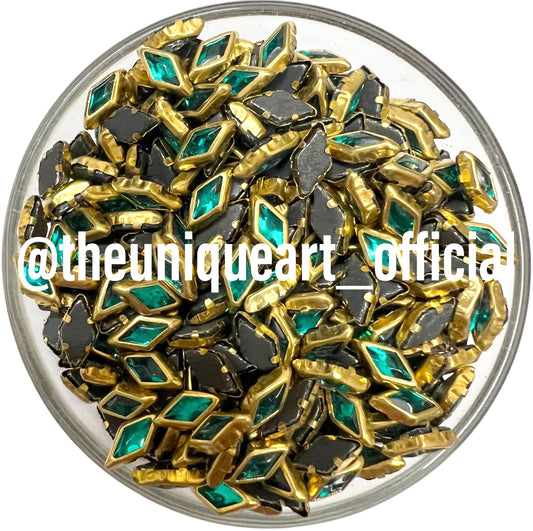 Rama Green 8x4 Diamond Glass