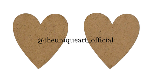 Heart MDF 1.5 Inches