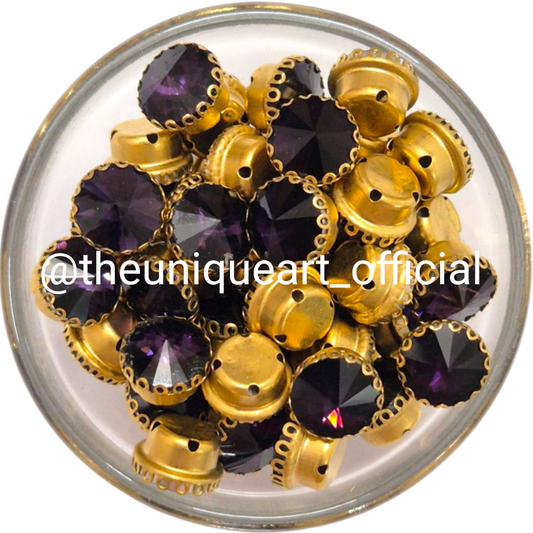 Purple 10mm Round