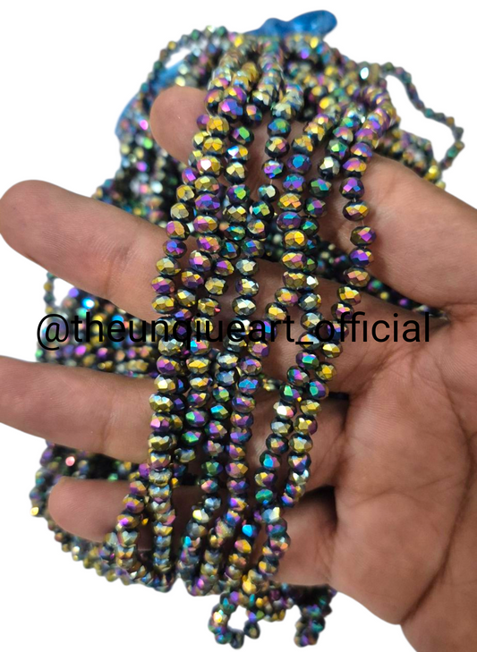 VM Rainbow 4mm Crystal Beads