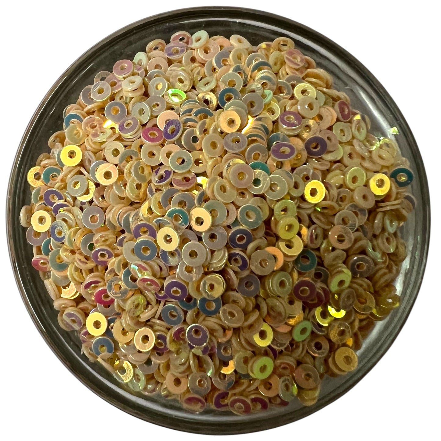 3mm Light Golden Rainbow Sequence
