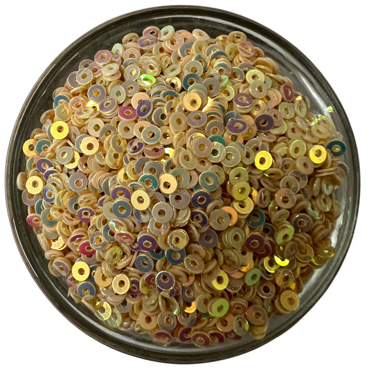 3mm Light Golden Rainbow Sequence