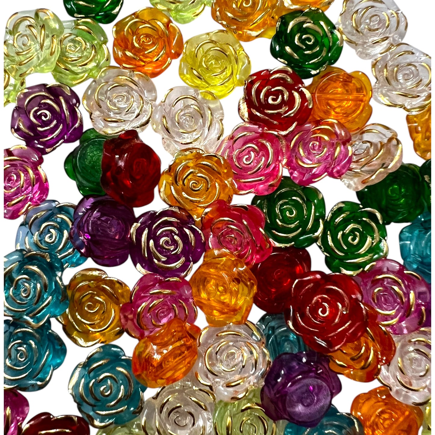 Multi Rose Beads