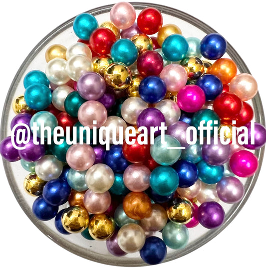 Multicolour  High Quality 6mm No Hole Beads