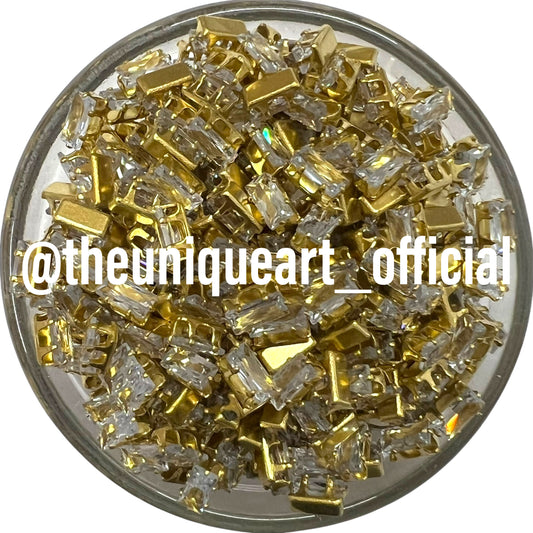 2.5x5mm Small Tubelight Ad Clip Stone