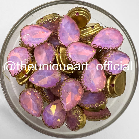 Pastel Purple Opal Rainbow 10x14 Drop